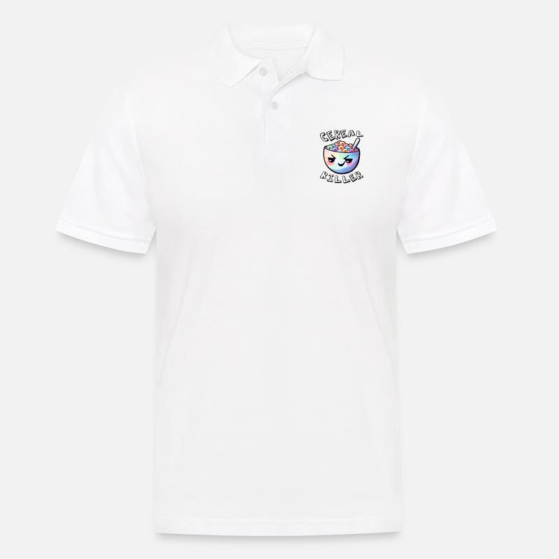 Getreide-Killer - Männer Poloshirt - Weiß