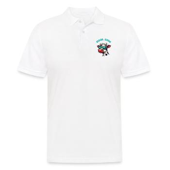 cow sunglasses cow - Men's Polo Shirt - white - Front - Kai (181cm)