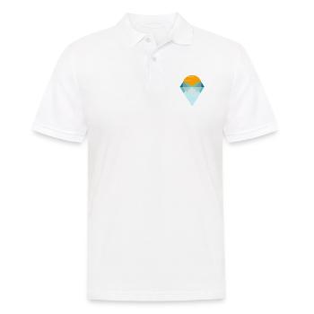 Fjord Sonnenuntergang Norwegen Souvenir Geschenk - Männer Poloshirt - Weiß - Vorne - Kai (181cm)