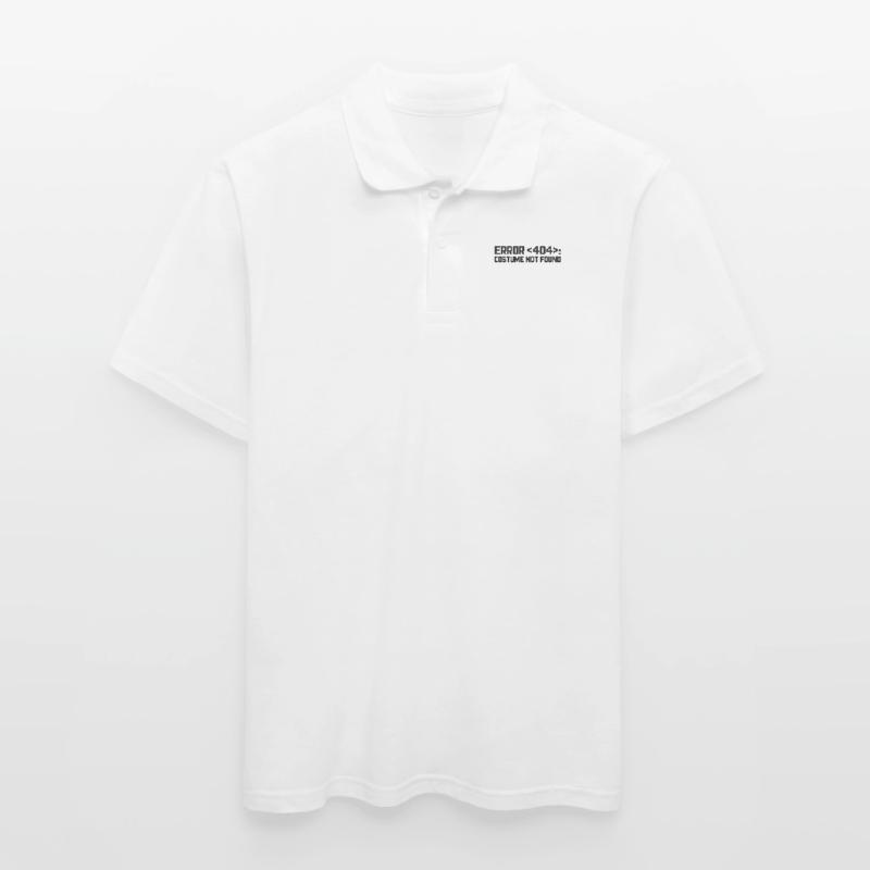 Error 404 Costume Not Found Computer Nerd Gift Men's Polo Shirt