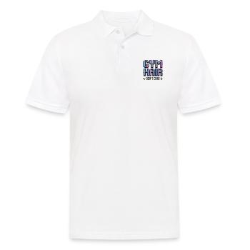 Sport fitness hair funny saying gift - Men's Polo Shirt - white - Front - Kai (181cm)