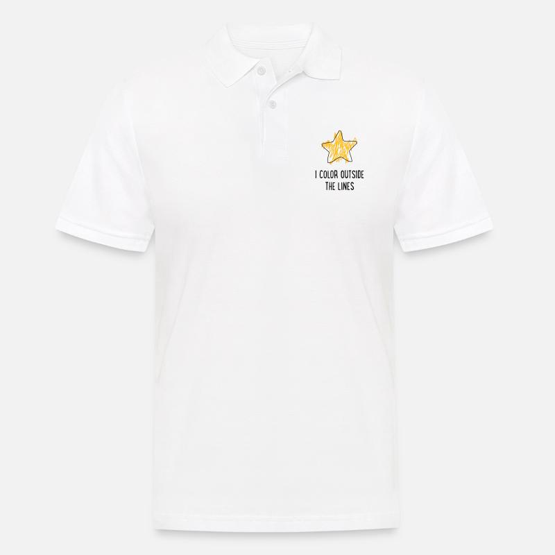inadaptée - Polo Homme - blanc