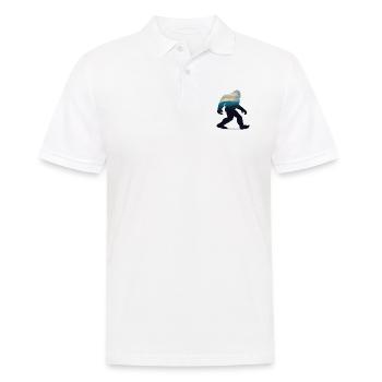 Légende du Bigfoot Yeti - Polo Homme - blanc - Devant - Kai (181cm)