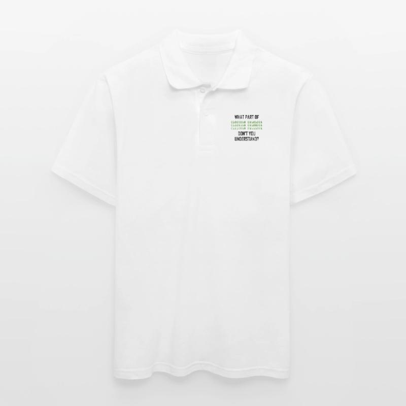 Binär System Programmierer Computer Science Nerd Männer Poloshirt
