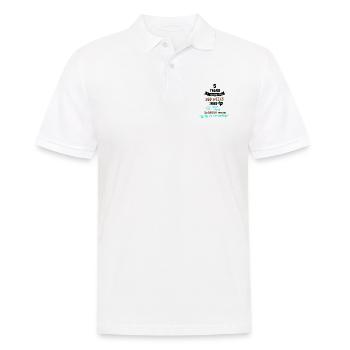 Drôle d’anniversaire de 5 ans Pourquoi comptons-nous? - Polo Homme - blanc - Devant - Kai (181cm)