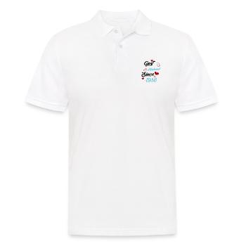 Best Husband Since 1938 Wedding - Men's Polo Shirt - white - Front - Kai (181cm)