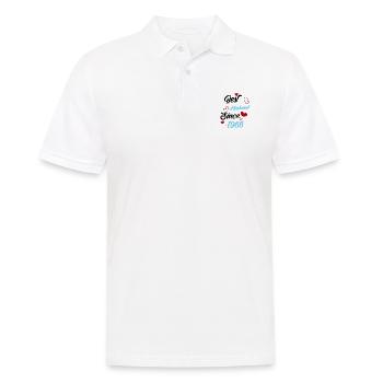 Bester Ehemann seit 1966 Hochzeit - Männer Poloshirt - Weiß - Vorne - Kai (181cm)