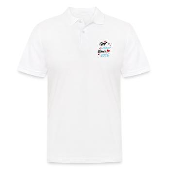 Bester Ehemann seit 2005 Hochzeit - Männer Poloshirt - Weiß - Vorne - Kai (181cm)