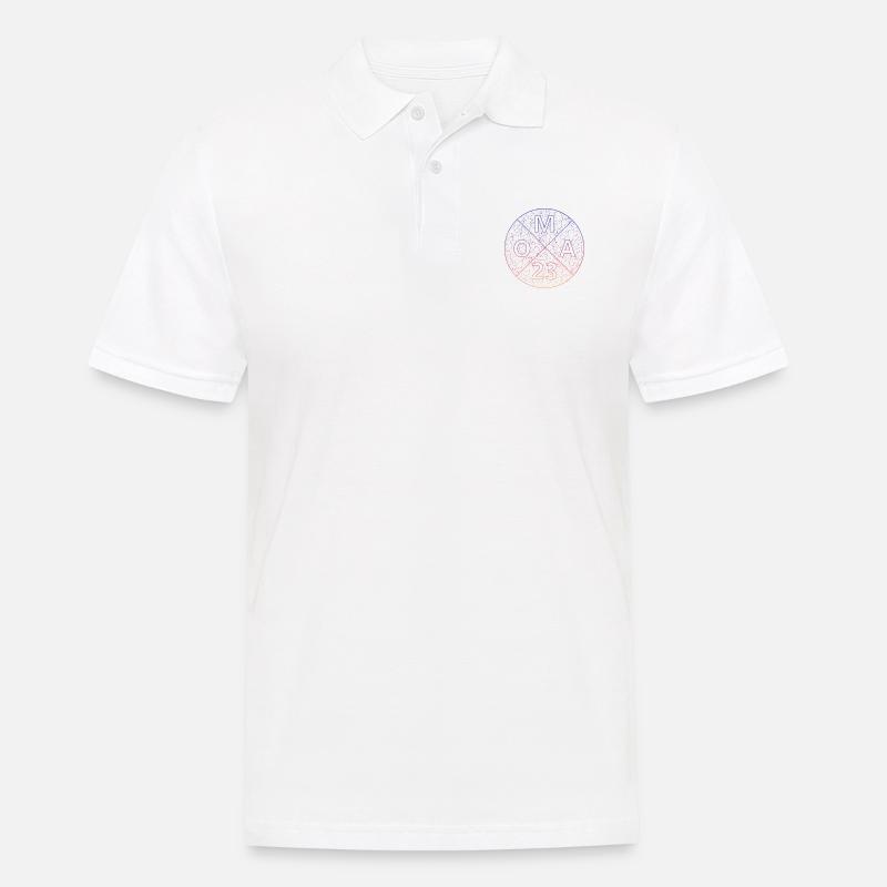 Oma 23 - Männer Poloshirt - Weiß