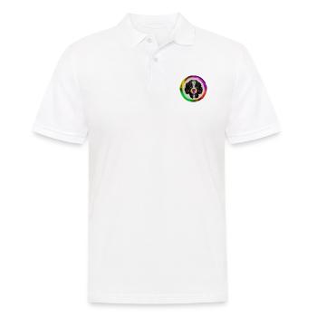 Rainbow Dog Cocker Spaniel - Men's Polo Shirt - white - Front - Kai (181cm)