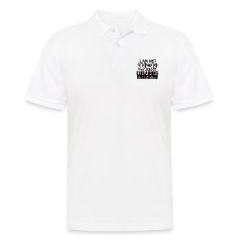 I Am Not Arguing I Am Just Explaining Why Right - Männer Poloshirt - Weiß - Vorne - Kai (181cm)