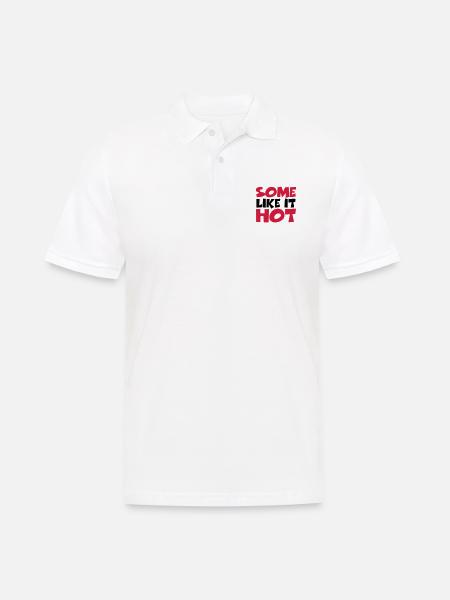 Some like it hot - Men's Polo Shirt - white