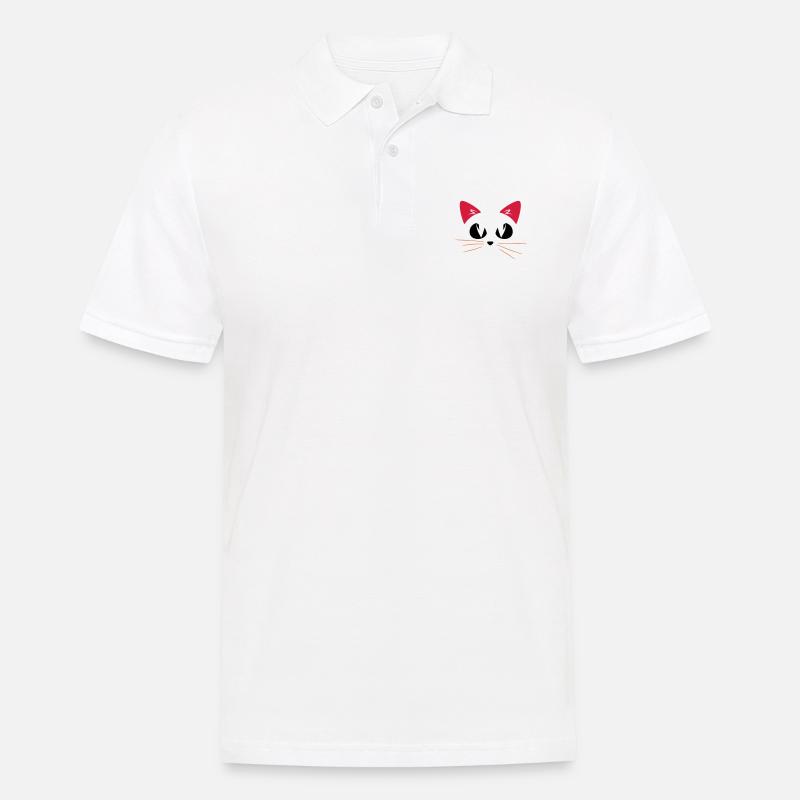 LACHLE 1 - Männer Poloshirt - Weiß