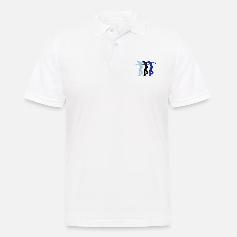 skaters - Männer Poloshirt - Weiß