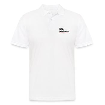 Mein Hobby Lebensretter. Freiwillige Feuerwehr. - Männer Poloshirt - Weiß - Vorne - Kai (181cm)
