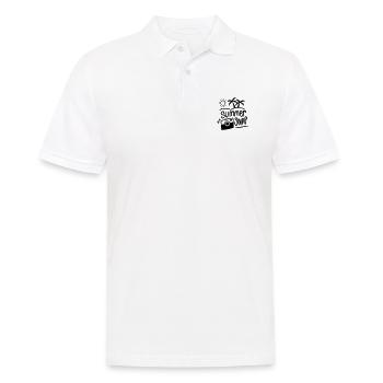 SOMMER URLAUB FOTO SCHNAPPSCHUSS BILD SPRUCH MOTIV - Männer Poloshirt - Weiß - Vorne - Kai (181cm)