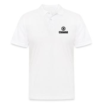 Ostkind mit DDR Logo - Männer Poloshirt - Weiß - Vorne - Kai (181cm)