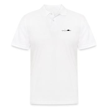 Turtle Heartbeat - Men's Polo Shirt - white - Front - Kai (181cm)