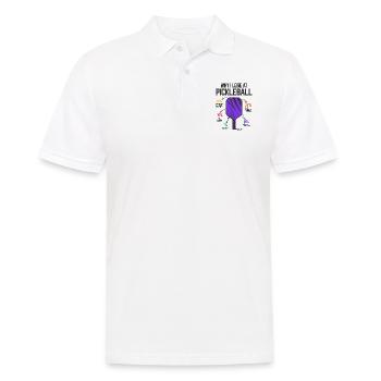 Why I Lose at Pickleball Player Funny Pickleballer - Men's Polo Shirt - white - Front - Kai (181cm)