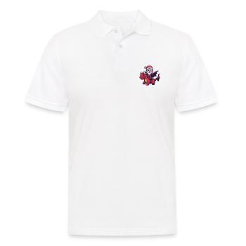 Dragon Santa Claus - Men's Polo Shirt - white - Front - Kai (181cm)