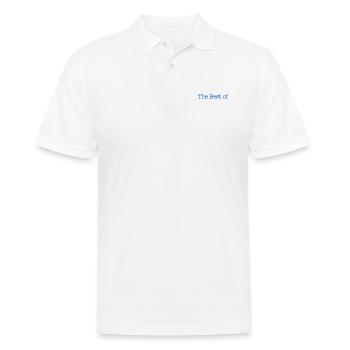 OMA. MUTTERTAG. ALLES GUTE ZUM OMA-TAG. ICH LIEBE DICH - Männer Poloshirt - Weiß - Vorne - Kai (181cm)