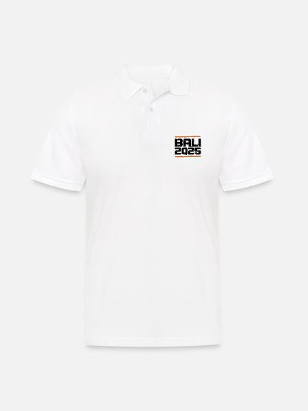 Bali 2025 Vacation - Men's Polo Shirt - white