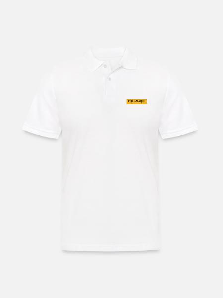 PER S. MARCO - Männer Poloshirt - Weiß