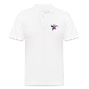 Koala Couple Saint-Valentin - Polo Homme - blanc - Devant - Kai (181cm)