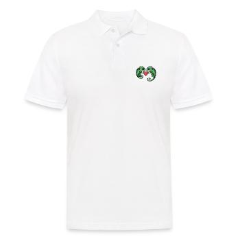 Chameleon Couple Valentine's Day - Men's Polo Shirt - white - Front - Kai (181cm)