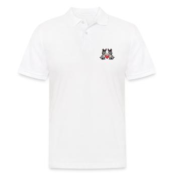 Donkey Couple Valentine's Day - Men's Polo Shirt - white - Front - Kai (181cm)