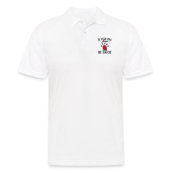 Je peux pas je suis de garde - Polo Homme - blanc - Devant - Kai (181cm)