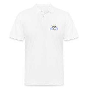 Ile Mer Soleil - Polo Homme - blanc - Devant - Kai (181cm)