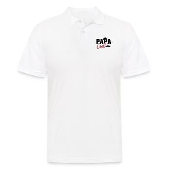 Papa cool personnalisés - Polo Homme - blanc - Devant - Kai (181cm)