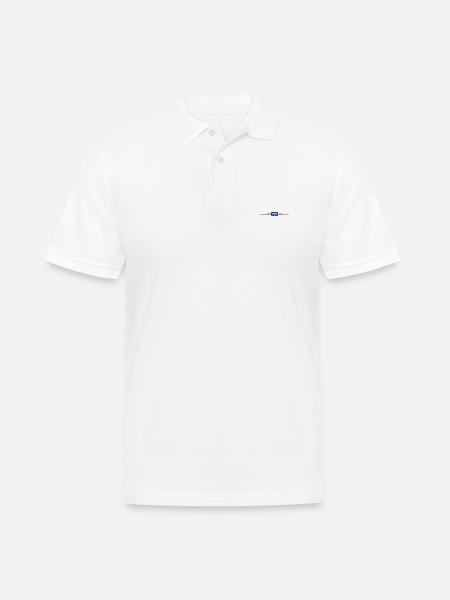 Ski Goggles Icon Line - Men's Polo Shirt - white