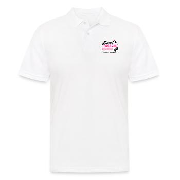 Bientôt marraine veuillez patienter - Polo Homme - blanc - Devant - Kai (181cm)