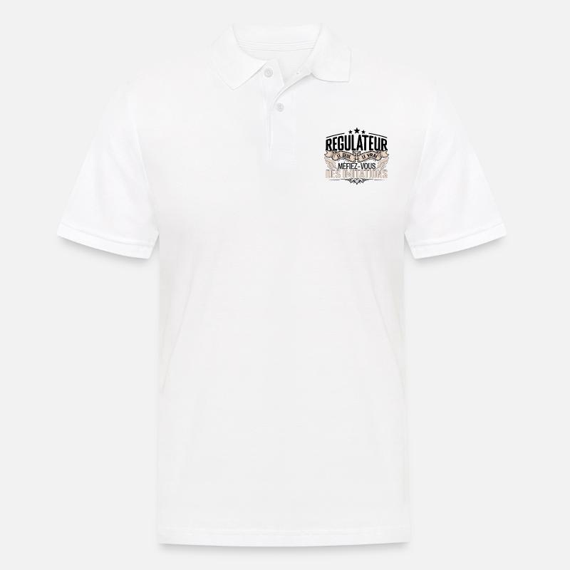 Régulateur cadeau Régulateur le vrai Régulateur - Polo Homme - blanc