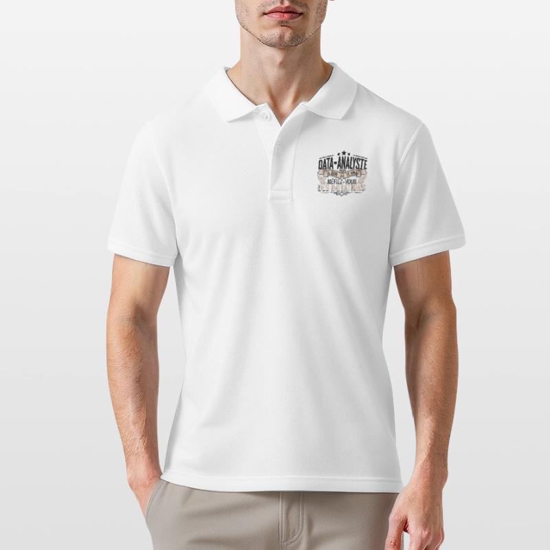Data Analyste cadeau Data Analyste le vrai Data An Polo Homme