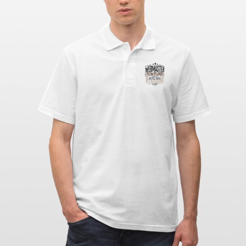 Webmaster cadeau Webmaster le vrai Webmaster Polo Homme