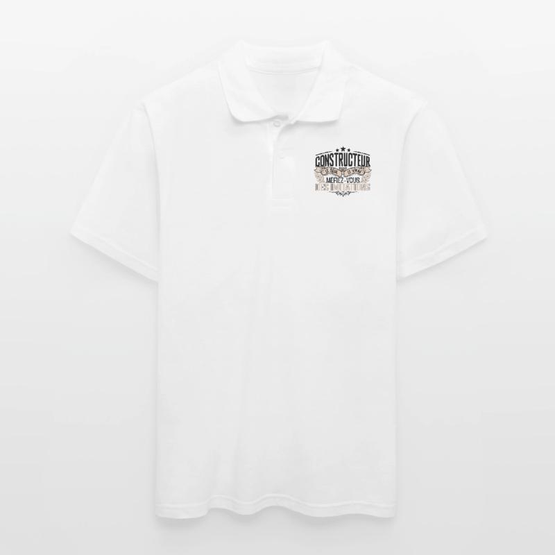 Constructeur cadeau Constructeur le vrai Construct Polo Homme
