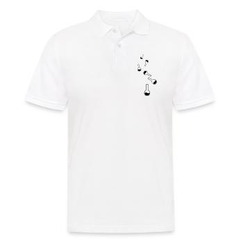 Chimiste en éprouvette - Polo Homme - blanc - Devant - Kai (181cm)