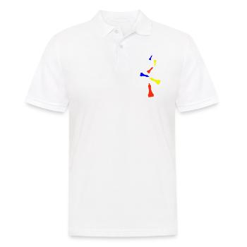 Schachfigur symbol - Männer Poloshirt - Weiß - Vorne - Kai (181cm)