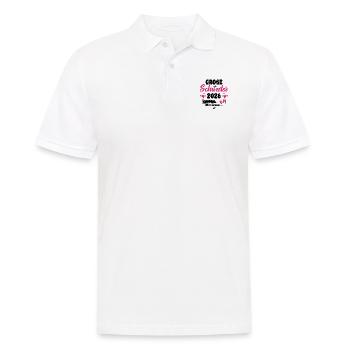 Kinder Ich werde Große Schwester 2026 Verkündung - Männer Poloshirt - Weiß - Vorne - Kai (181cm)
