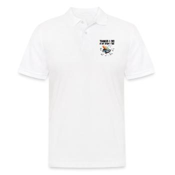6 Things I Do In My Spare Time Car Enthusiast Cars - Polo Homme - blanc - Devant - Kai (181cm)