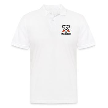 J'peux Pas Je Dois Faire Du Bois - Polo Homme - blanc - Devant - Kai (181cm)