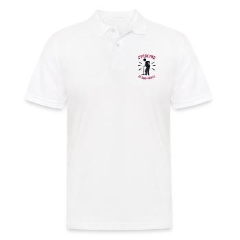 Ich kann nicht, ich bin alt - Männer Poloshirt - Weiß - Vorne - Kai (181cm)