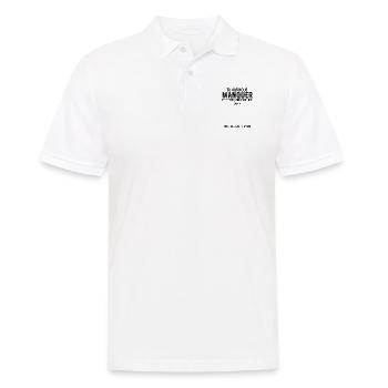 Départ Collègue De Travail Personnalisé Signé - Polo Homme - blanc - Devant - Kai (181cm)