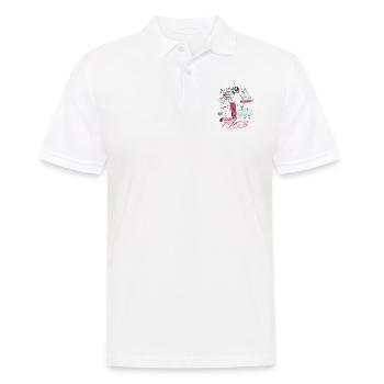 Jahrgang 1963 Geburtstagsgeschenk 1963 Mädchen 1963 - Männer Poloshirt - Weiß - Vorne - Kai (181cm)