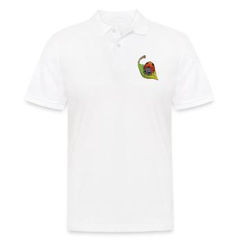 Ladybug - Marienkäfer - Männer Poloshirt - Weiß - Vorne - Kai (181cm)