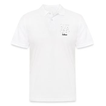 Neige, Hiver, Noël, flocons de neige, idée - Polo Homme - blanc - Devant - Kai (181cm)
