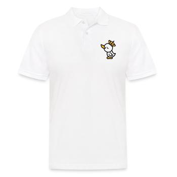 eitel koenig koenigin prinzessin chick krone arrog - Männer Poloshirt - Weiß - Vorne - Kai (181cm)